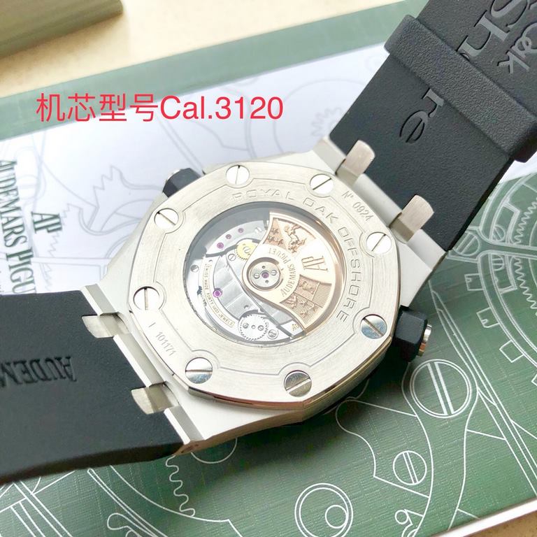 Wholesale box Support Hong Kong, USA direct mailAP Audemars Piguet Royal Oak Offshore 15703 series, after a number of processes of polishing and frosting treatment, the final AP unique octagonal bezel expresses the angul