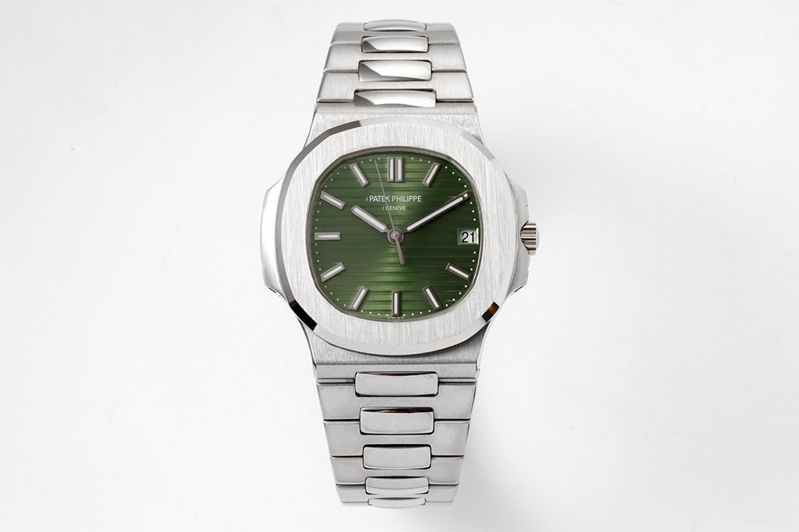 BF new green face arrived       heavy core set sail V4 version PATEK . PHILPPE - Nautilus 57111A series of heavy attack! Newly molded and corrected three-piece case set with satin and polished finishes, new custom-grade 