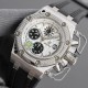 Audemars Piguet Royal Oak Offshore Survivor Limited Edition, limited to 1,000 pieces worldwide, was snapped up in seconds on its launch. Wearing it is authentic! Self-winding chronograph movement, 316 stainless steel cas