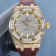 AP Audemars Piguet is a real man should take Audemars Piguet Own AP, brand new ring mouth with T-square set diamond ring, using the imported Citizen change 324 machine Automatic mechanical men's watch, ultra-luxurious ve