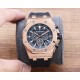 Audemars Piguet - Royal Oak Offshore   Anti-glare treated mineral glass Size 42mm14mm, waterproof tape with AP original pin buckle Equipped with replica original 3126 rotor Fully automatic mechanical movement octagonal s