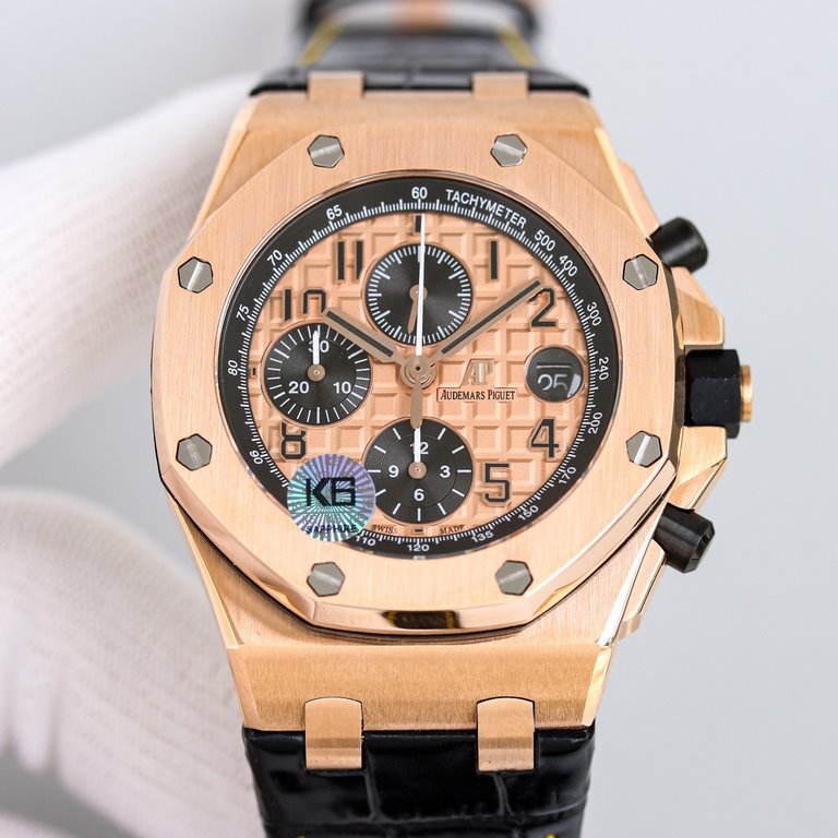 JF Manufacture AP Audemars Piguet Royal Oak Offshore 26470Synchronized with the original and exclusive chronograph to maximize the fit on the wrist.The latest CNC grade polishing techniques are used to perfectly finish t