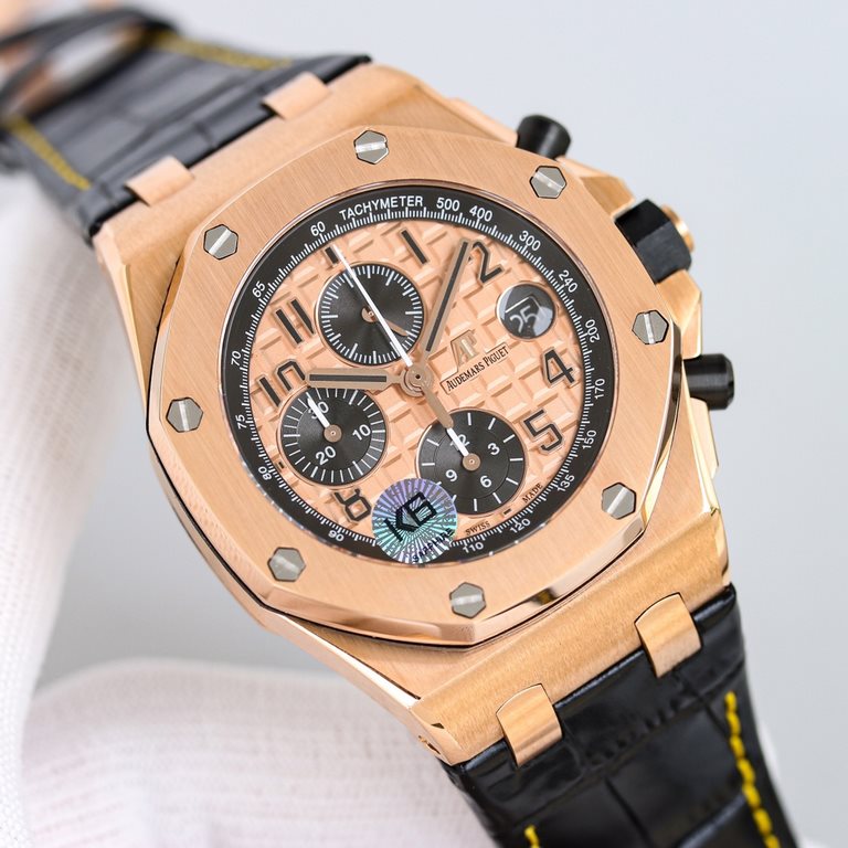 JF Manufacture AP Audemars Piguet Royal Oak Offshore 26470Synchronized with the original and exclusive chronograph to maximize the fit on the wrist.The latest CNC grade polishing techniques are used to perfectly finish t