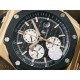 JF Factory2021 Recommended] V3 upgraded version The highest replica A.P26400 Royal Oak on the market! Audemars Piguet A.P26400 Royal Oak!1  gold case ceramic ring material!2 Diameter 44mm!3 Powered by replica original Ca