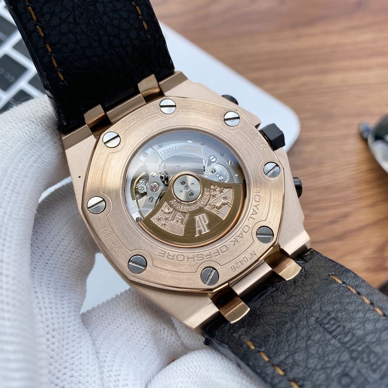 Physical photographyOne pair of original strap for free.     Audemars Piguet Audemars Piguet Royal Oak Offshore Limited Edition Multifunction Mechanical Wristwatch Size 42MM13MM Matching Replica   Original 3 1 2  6  Auto