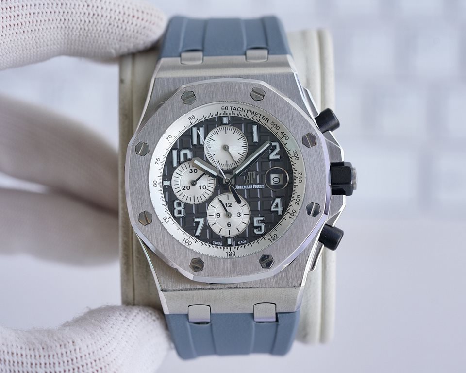 Same.Brand Audemars Piguet   Collection Royal OakStyle Men's Mechanical WatchesMovement Tianjin PrecisionDiameter 42mm caseMaterial 316 Xin steelCrystal material mineral wear-resistant glassExtreme return   top quality p