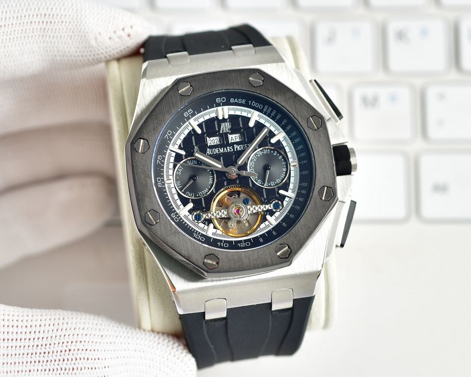 Gold and white same. Ceramic bezel, new first - a wave of hard goods!(The original version of the open mold The market's highest cost-effective version Audemars Piguet Audemars Piguet consistent with the original, the ma