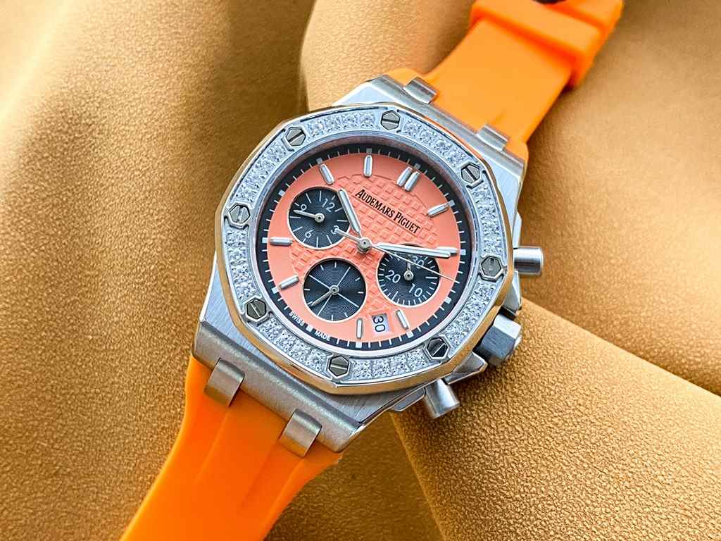 Brand Audemars Piguet - APCollection Royal Oak OffshoreType Ladies' ChronographMaterial 316L steelMovement Imported Japanese chronograph quartz movementCrystal Lamborghini glassStrap High-grade imported material tapeClas