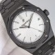 The DLC version of the Audemars Piguet 15500. Audemars Piguet 15500 DLC Edition The high-gloss black carbon coating on the gold and steel retains the brushed texture of the entire watch and adds a darker dimension. v2 - 