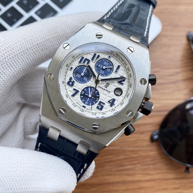 Physical photographyOne pair of original strap for free.     Audemars Piguet Audemars Piguet Royal Oak Offshore Limited Edition Multifunction Mechanical Wristwatch Size 42MM13MM Matching Replica   Original 3 1 2  6  Auto