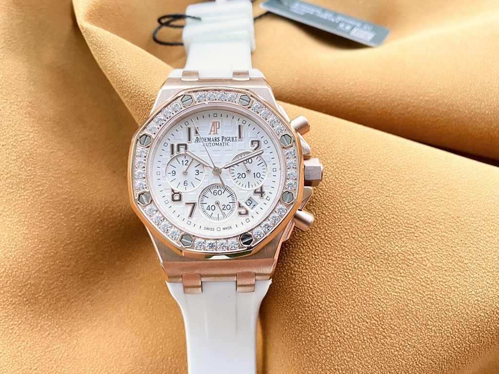 Brand Audemars Piguet - APCollection Royal Oak OffshoreType Ladies' ChronographMaterial 316L steelMovement Imported Japanese chronograph quartz movementCrystal Lamborghini glassStrap High-grade imported material tapeClas