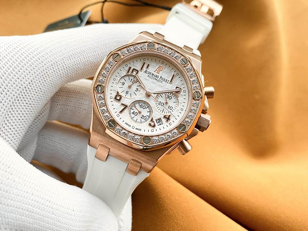 Brand Audemars Piguet - APCollection Royal Oak OffshoreType Ladies' ChronographMaterial 316L steelMovement Imported Japanese chronograph quartz movementCrystal Lamborghini glassStrap High-grade imported material tapeClas