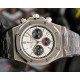 Audemars Piguet AP Royal Oak Coated glass Size 42mm14mm Stainless steel bracelet Multifunctional Japanese quartz movement Octagonal brushed steel case with mesh face Cold and hegemonic A different kind of tough guy.