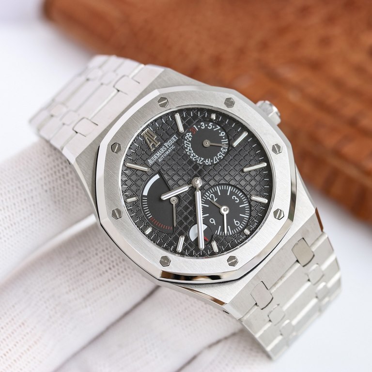 TWA and WF have teamed up to develop the AP Audemars Piguet Royal Oak.TWA's popular foreign toy finally has a replica antidote Dual Time AP Audemars Piguet Royal Oak 26120ST.OO.1220ST.01 Replica Caliber Cal.23292846 Auto