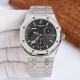 TWA and WF have teamed up to develop the AP Audemars Piguet Royal Oak.TWA's popular foreign toy finally has a replica antidote Dual Time AP Audemars Piguet Royal Oak 26120ST.OO.1220ST.01 Replica Caliber Cal.23292846 Auto