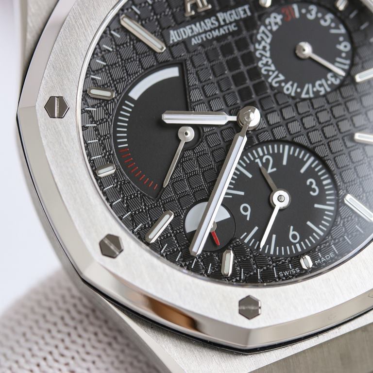 TWA and WF have teamed up to develop the AP Audemars Piguet Royal Oak.TWA's popular foreign toy finally has a replica antidote Dual Time AP Audemars Piguet Royal Oak 26120ST.OO.1220ST.01 Replica Caliber Cal.23292846 Auto