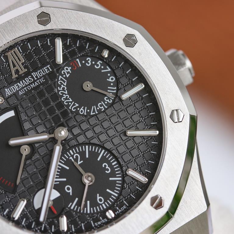 TWA and WF have teamed up to develop the AP Audemars Piguet Royal Oak.TWA's popular foreign toy finally has a replica antidote Dual Time AP Audemars Piguet Royal Oak 26120ST.OO.1220ST.01 Replica Caliber Cal.23292846 Auto