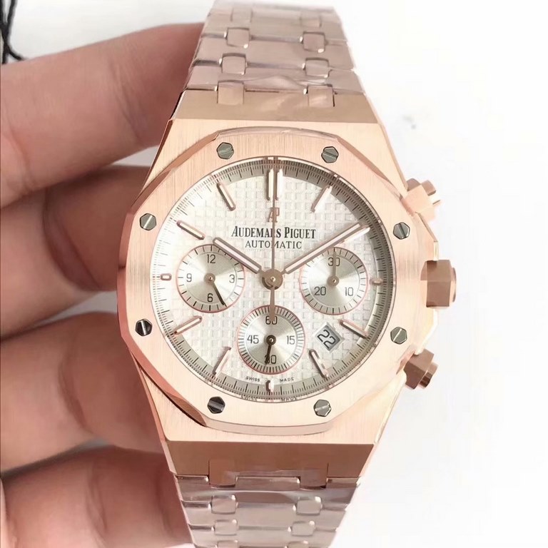 BF new AP  Audemars Piguet Royal Oak 26331OR chronograph, using the same as the genuine (6-letter position small seconds) 7750 chronograph movement, 316 stainless steel case through the brushed and partially polished and