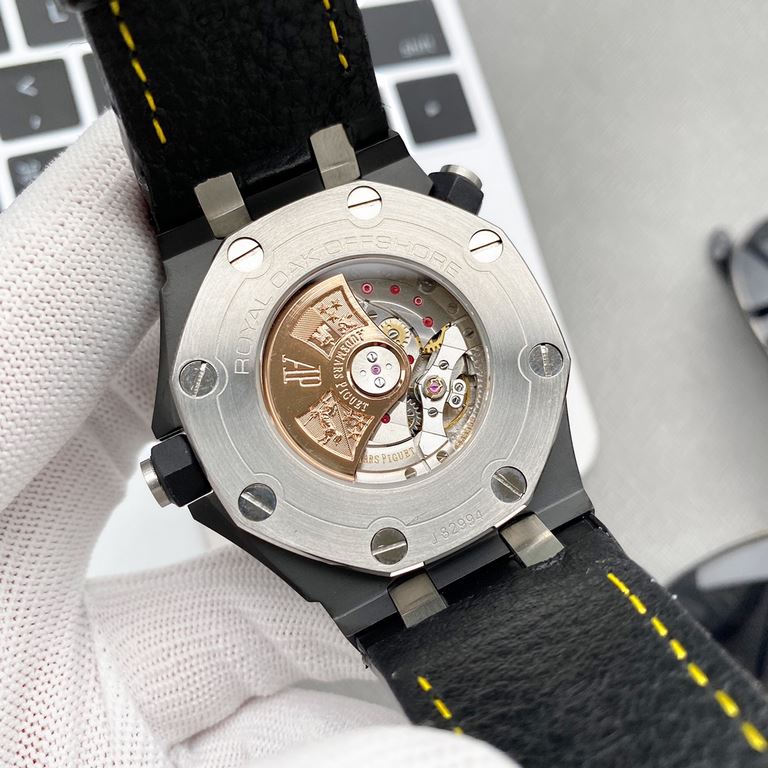 Audemars Piguet Audemars Piguet 15710ST.OO.A002CA.01 Royal Oak Offshore Men's Mechanical Wristwatch Size 42MM14MM with replica  original Cal.312 0  full-automatic mechanical movement anti-glare processing Sapphire   crys