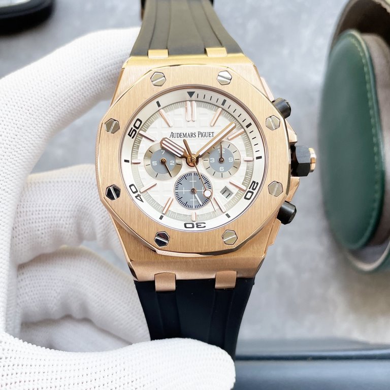 Audemars Piguet Royal Oak Offshore Glareproofed mineral glass Size 42mm14mm, waterproof tape with AP original pin buckle Equipped with a replica of the original 3126 rotor Fully automatic mechanical movement Octagonal sa