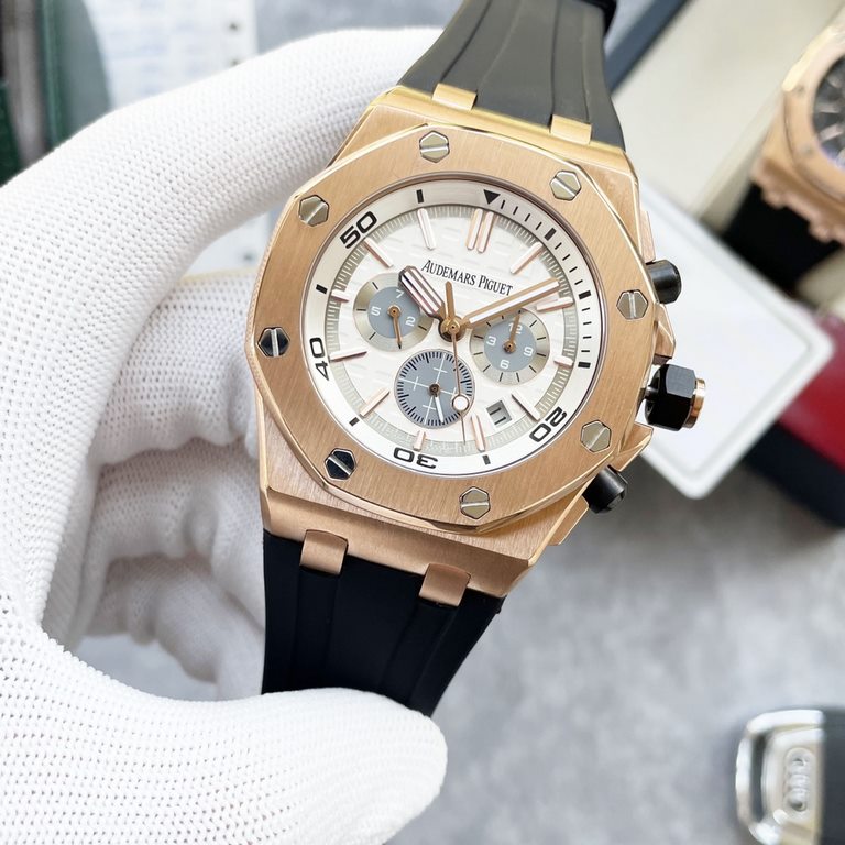 Audemars Piguet Royal Oak Offshore Glareproofed mineral glass Size 42mm14mm, waterproof tape with AP original pin buckle Equipped with a replica of the original 3126 rotor Fully automatic mechanical movement Octagonal sa