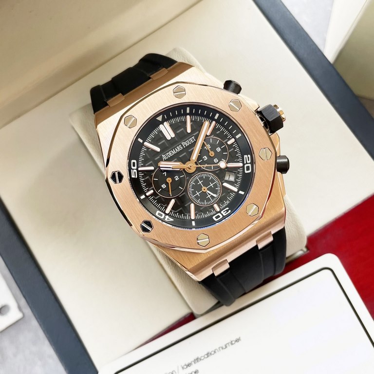 Audemars Piguet Royal Oak Offshore Glareproofed mineral glass Size 42mm14mm, waterproof tape with AP original pin buckle Equipped with a replica of the original 3126 rotor Fully automatic mechanical movement Octagonal sa