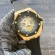 Audemars Piguet-Audemars Piguet   Royal Oak Offshore Collection Anti-glare treated mineral glass Size 42mm14mm, waterproof tape with AP original pin buckle Equipped with replica original 3126 rotor Fully automatic mechan