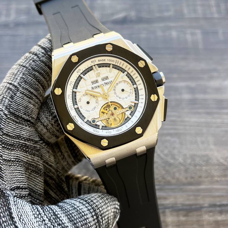 Audemars Piguet-Audemars Piguet   Royal Oak Offshore Collection Anti-glare treated mineral glass Size 42mm14mm, waterproof tape with AP original pin buckle Equipped with replica original 3126 rotor Fully automatic mechan