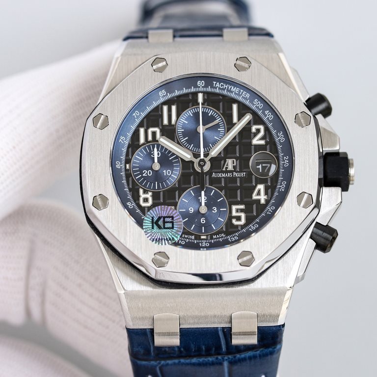 JF Manufacture AP Audemars Piguet Royal Oak Offshore 26470Synchronized with the original and exclusive chronograph to maximize the fit on the wrist.The latest CNC grade polishing techniques are used to perfectly finish t