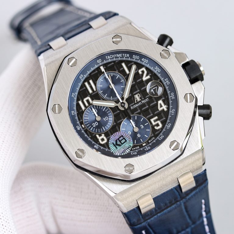 JF Manufacture AP Audemars Piguet Royal Oak Offshore 26470Synchronized with the original and exclusive chronograph to maximize the fit on the wrist.The latest CNC grade polishing techniques are used to perfectly finish t