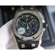 The same HBF latest Audemars Piguet, ceramic bezel   version     Audemars Piguet   Audemars Piguet Royal Oak Offshore Limited Edition Multifunctional Chronograph Mechanical Wristwatch Size 44MM17MM 【Bezel】 The bezel is t