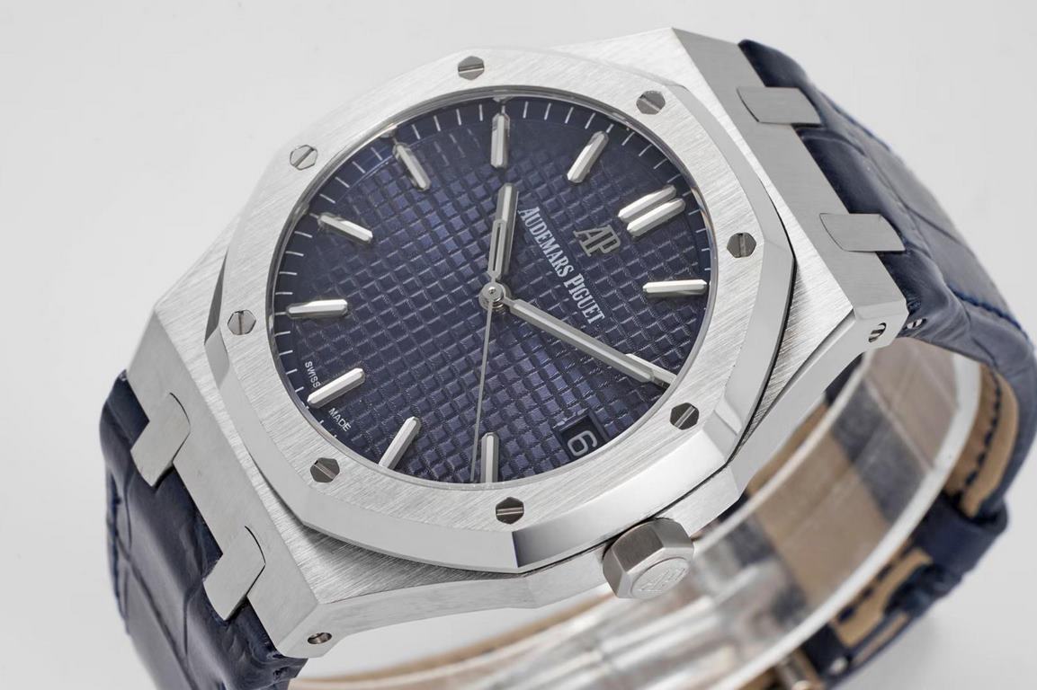 BF new Audemars Piguet Royal Oak 15500 - is the pinnacle of steel watches on the market, - interpretation of the strength of the reigning steel king! [6 great subtleties] 1.Genuine disassembled open mold, size 41X10.4 mm