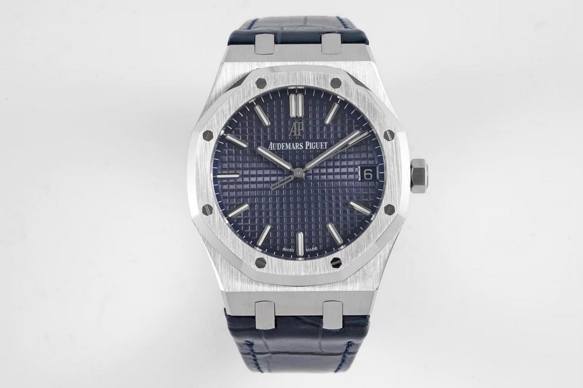 BF new Audemars Piguet Royal Oak 15500 - is the pinnacle of steel watches on the market, - interpretation of the strength of the reigning steel king! [6 great subtleties] 1.Genuine disassembled open mold, size 41X10.4 mm