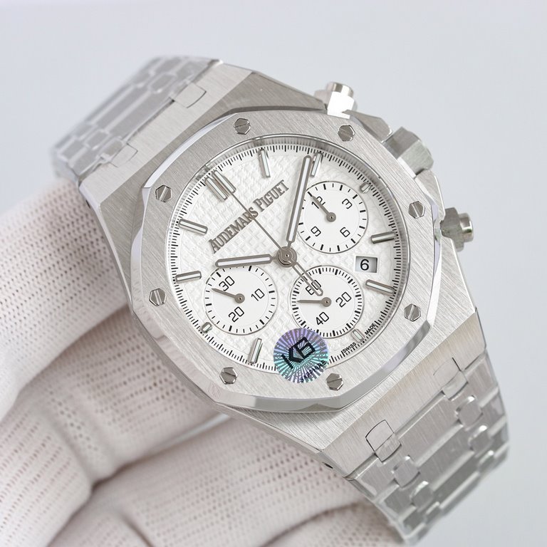 New Products New AP  Audemars Piguet Royal Oak Series new 26240 chronograph, using the same as the genuine (6-letter position small seconds Transparent movement) 7750 chronograph movement, with anti-glare sapphire high-t