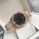 Luxury Diamond Bezel Hand-set2022 new upgraded diamond ring Audemars Piguet 15400 series watches, as the Royal Oak series of the most basic models, without any special features, only three hands and the date display, uno