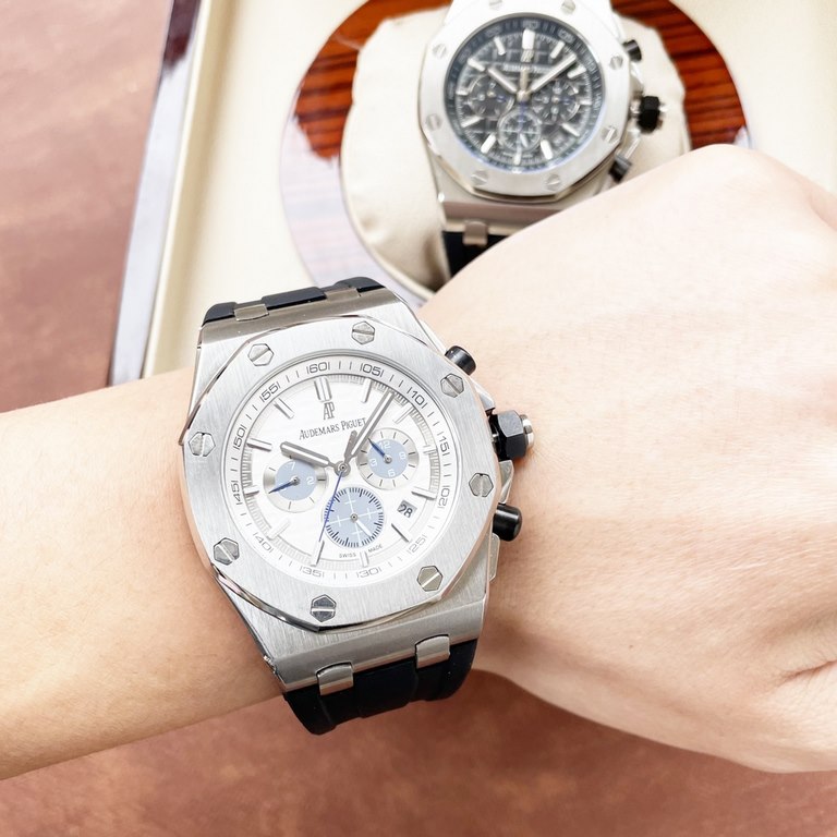 Audemars Piguet Ap fine men's watches, multi-functional design, noble atmosphere, gentleman style, excellent quality, hot sale all over the city. Adopting automatic mechanical movement, top-grade 316 stainless steel case