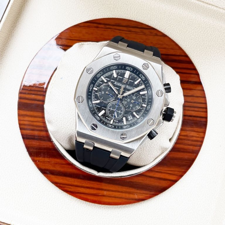 Audemars Piguet Ap fine men's watches, multi-functional design, noble atmosphere, gentleman style, excellent quality, hot sale all over the city. Adopting automatic mechanical movement, top-grade 316 stainless steel case