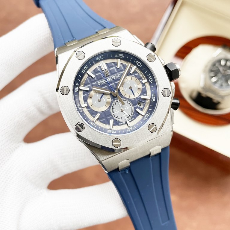 Audemars Piguet Ap fine men's watches, multi-functional design, noble atmosphere, gentleman style, excellent quality, hot sale all over the city. Adopting automatic mechanical movement, top-grade 316 stainless steel case