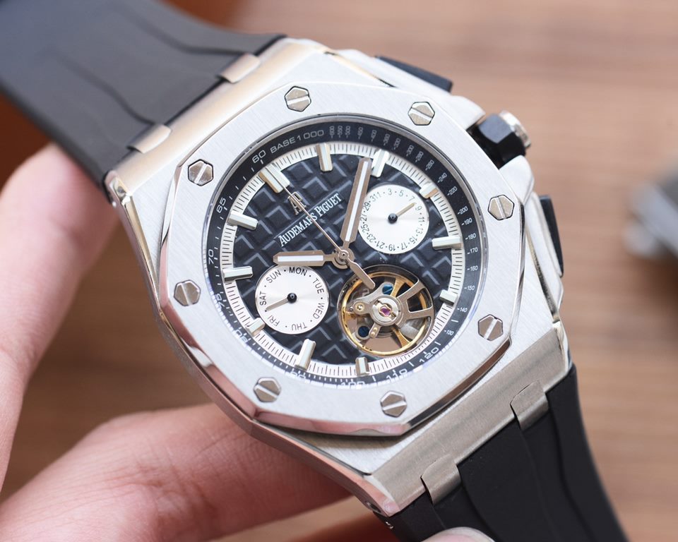 Rose BlackNew model debut - the best value for money!Original open mold The highest cost-effective version Audemars Piguet Audemars Piguet consistent with the original, the market ultra-high quality) new upgrades, to ove