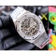 Audemars Piguet AP Royal Oak Coated glass Size 45mm12mm Stainless steel bracelet AP original buckle Automatic mechanical movement Superluminova Octagonal brushed steel case with skeletonized face Cold and hegemonic A dif