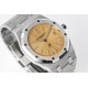 BF gives back to new and old customers by creating the most cost-effective AP Steel King - Audemars Piguet Royal Oak 15202 Collection39 mm diameter stainless steel case with dial engraved with Petite Tapisserie decorativ