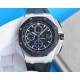 V2 version ceramic bezel   version     Audemars Piguet Royal Oak Offshore Limited Edition Multifunctional Chronograph Mechanical Watch V2 version upgraded calendar fonts, upgraded ceramic bezel, size 44MM17MM [bezel] bez