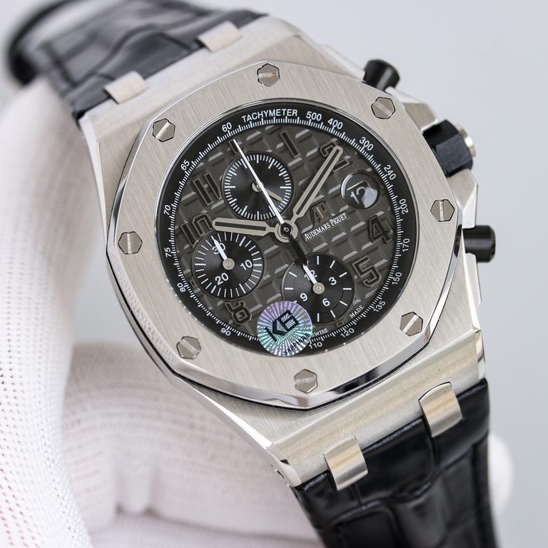 JF Manufacture AP Audemars Piguet Royal Oak Offshore 26470Synchronized with the original and exclusive chronograph to maximize the fit on the wrist.The latest CNC grade polishing techniques are used to perfectly finish t