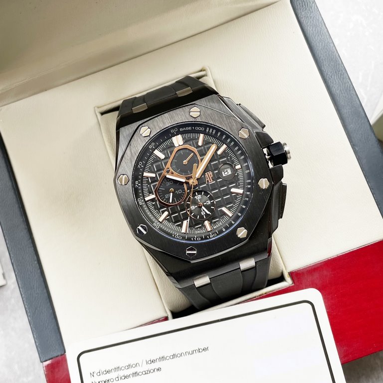 Audemars Piguet Ap fine men's watches, multi-functional design, noble atmosphere, gentleman style, excellent quality, hot sale all over the city. With automatic mechanical movement, top-grade 316 stainless steel case and