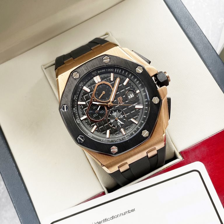 Audemars Piguet Ap fine men's watches, multi-functional design, noble atmosphere, gentleman style, excellent quality, hot sale all over the city. With automatic mechanical movement, top-grade 316 stainless steel case and