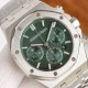 2023 New AP  Audemars Piguet Royal Oak Series new 26240 chronograph, using the same as the genuine (6-letter position small seconds Bottom-transparent movement Caliber4401 chronograph movement), with anti-glare sapphire 