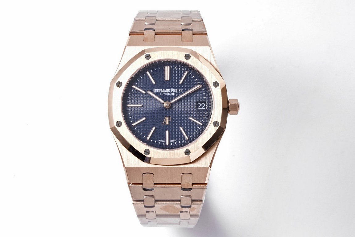 BF gives back to new and old customers by creating the most cost-effective AP Steel King - Audemars Piguet Royal Oak 15202 Collection39 mm diameter stainless steel case with dial engraved with Petite Tapisserie decorativ