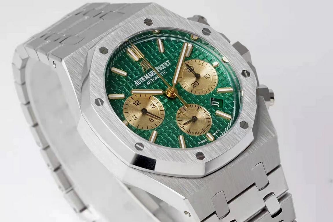 BF new AP  Audemars Piguet Royal Oak 26331OR chronograph, using the same as the genuine (6-letter position small seconds) 7750 chronograph movement, 316 stainless steel case through the brushed and partially polished and