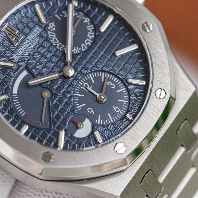 TWA and WF have teamed up to develop the AP Audemars Piguet Royal Oak.TWA's popular foreign toy finally has a replica antidote Dual Time AP Audemars Piguet Royal Oak 26120ST.OO.1220ST.01 Replica Caliber Cal.23292846 Auto