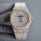 Large diamond encrusted bezel uniformAP Audemars Piguet A real man has to take Audemars Piguet Own AP, brand new bezel with large diamond-set bezel, using imported Citizen to change the 324 machine Automatic Mechanical M